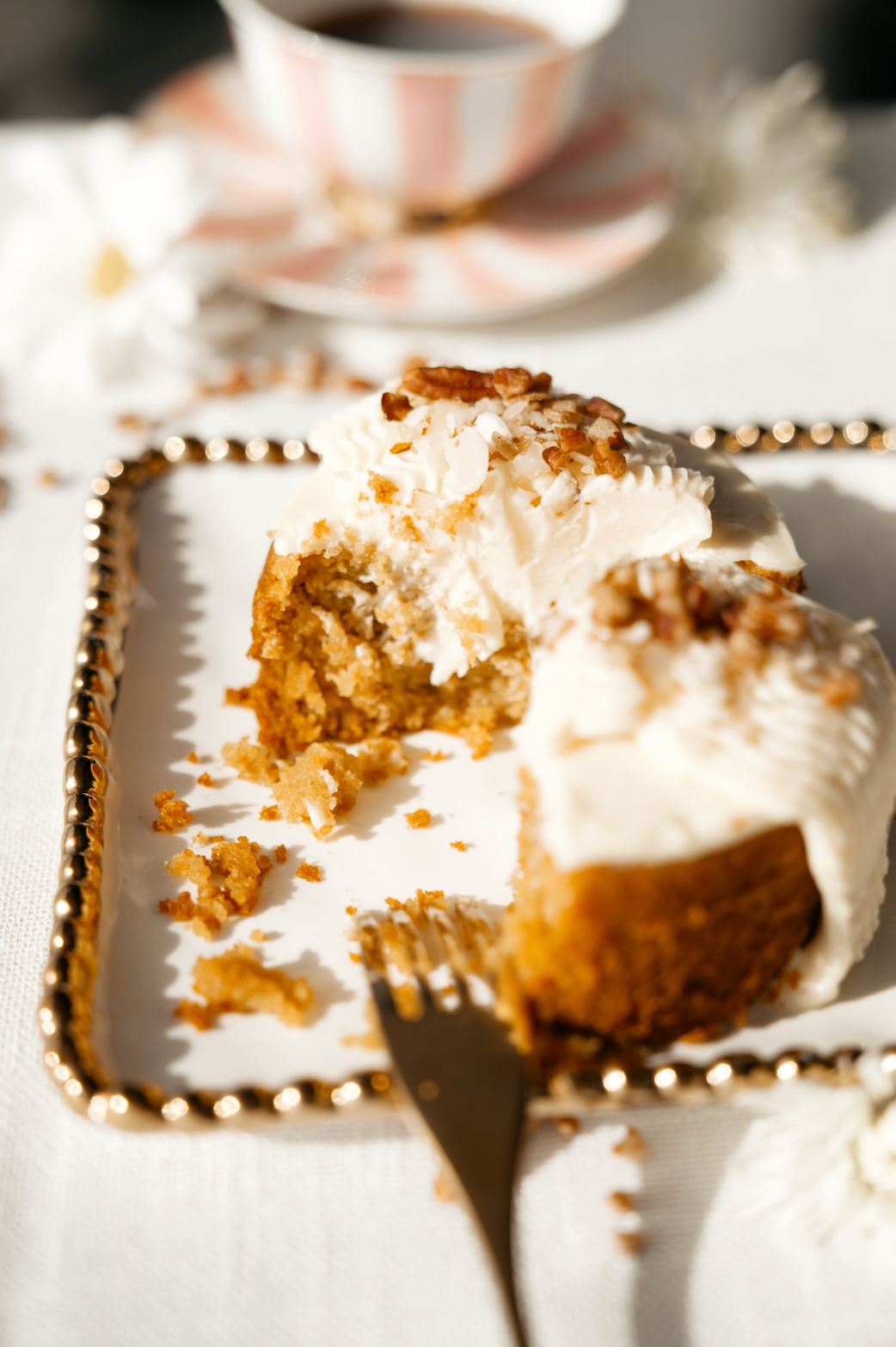 Mini Signature Carrot Cake with Pecans & Almonds