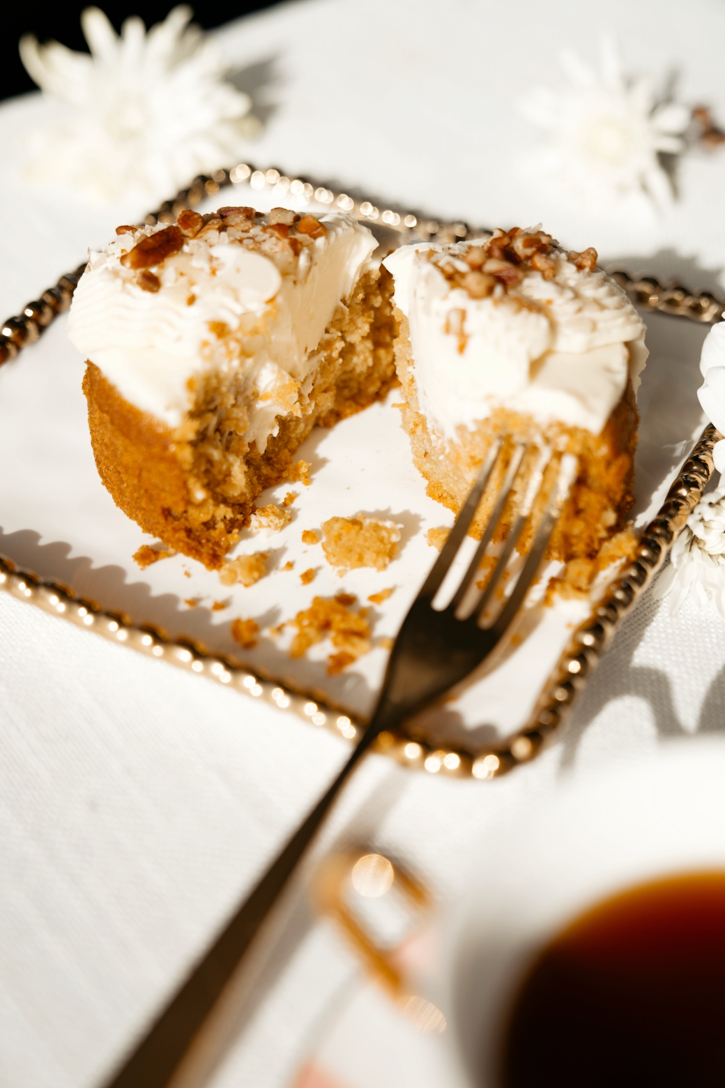 Mini Signature Carrot Cake with Pecans & Almonds