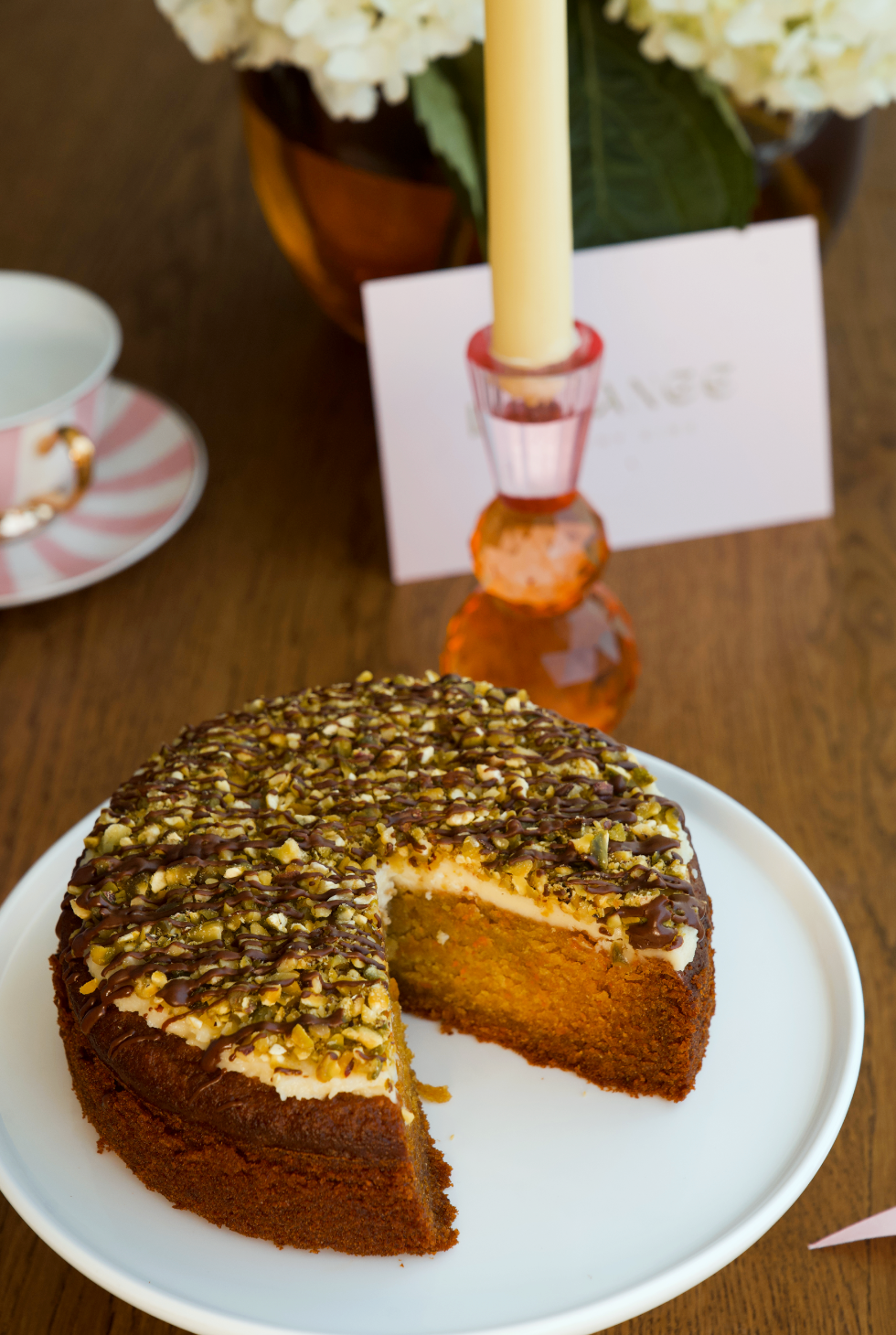 Pistachio Crunch Signature Cake