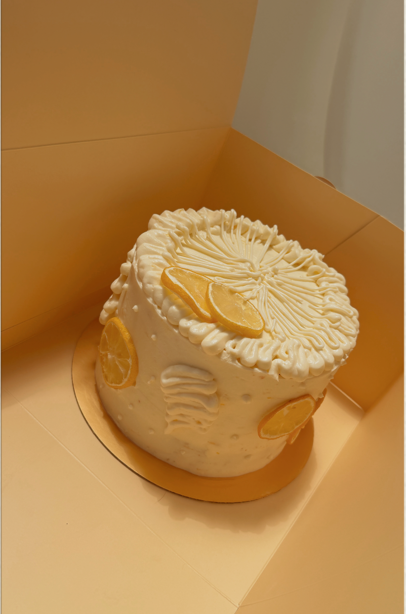 Velvet Lemon Cake