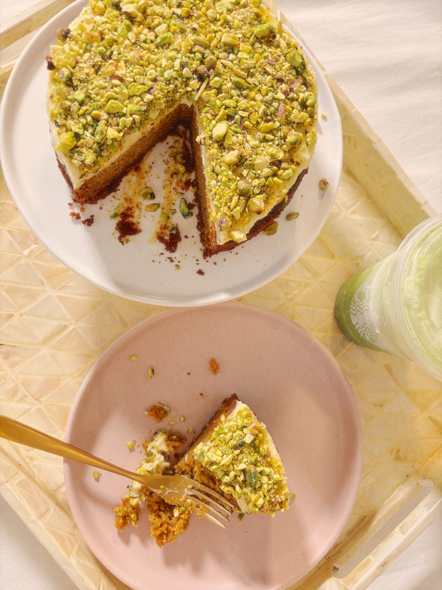 Pistachio Crunch Signature Cake