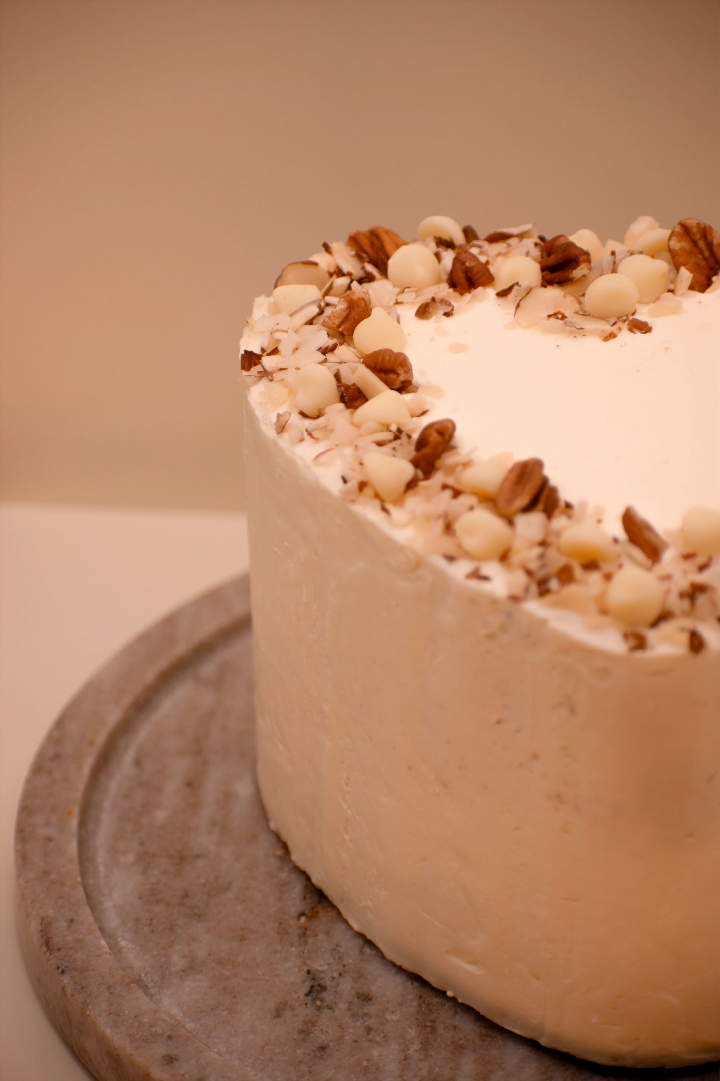 Heart Shaped Orange Carrot Cake