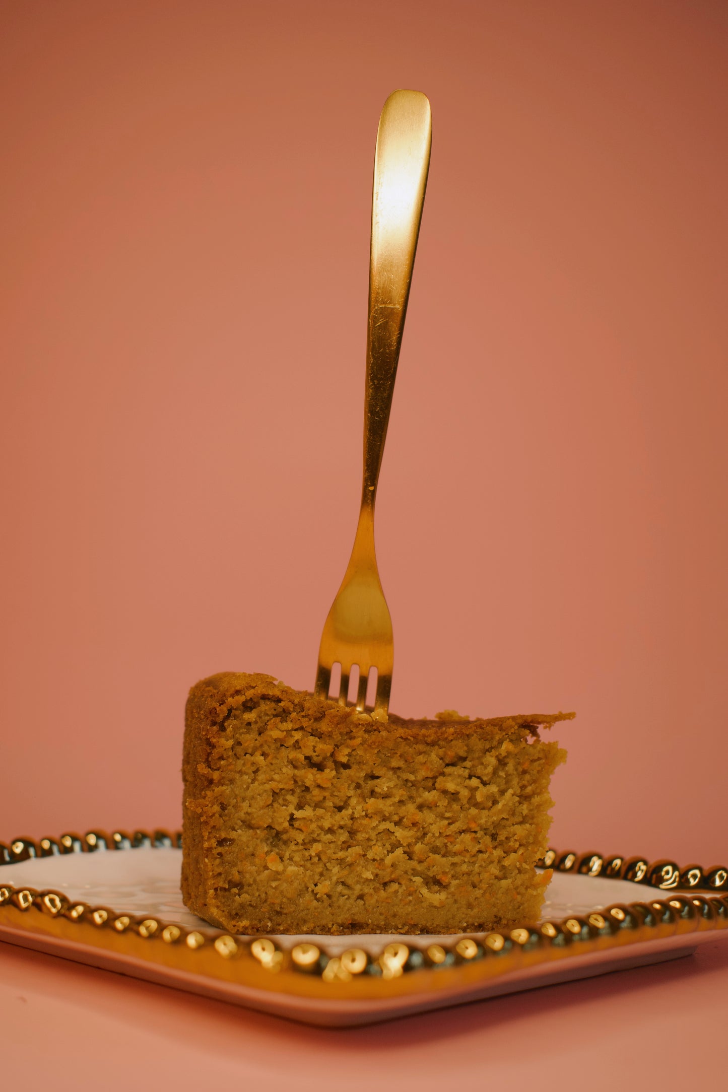 Dairy Free Orange Carrot Cake (Heart Shaped)