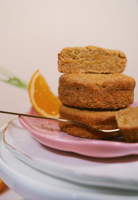 Tiny Orange Carrot Cake (Dairy Free)