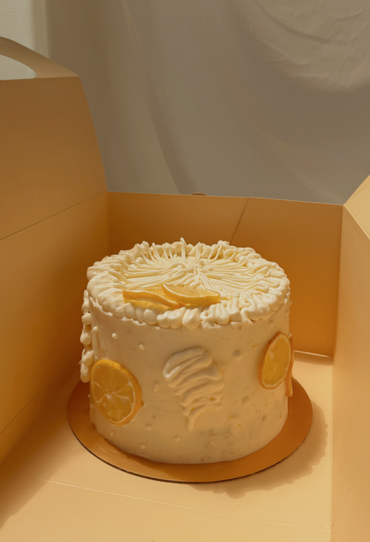 Velvet Lemon Cake