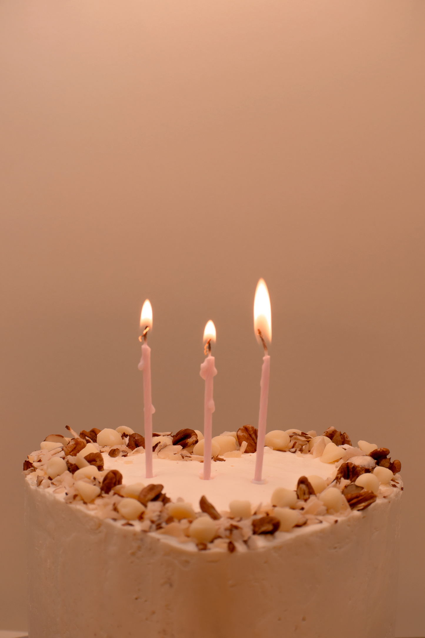 Heart Shaped Orange Carrot Cake