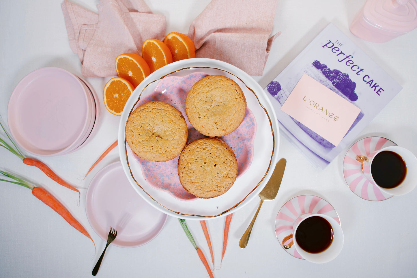 Tiny Orange Carrot Cake (Dairy Free)