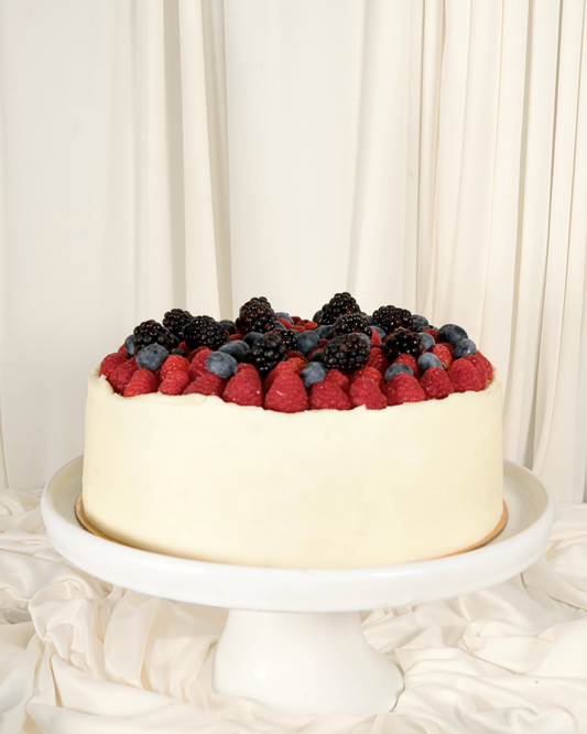 Rose & Red Lemon Cake