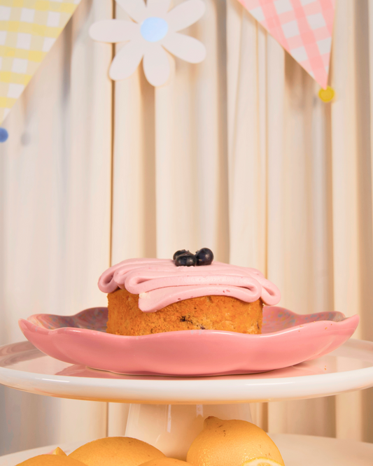 Mini Frosting Bluberry Cake with Bluberry Frosting